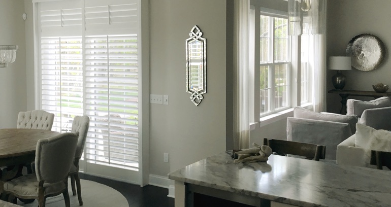 Hartford kitchen sliding door shutters